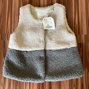 Nwt Zara Babygirl Cotton Vest Size 12-18 Months